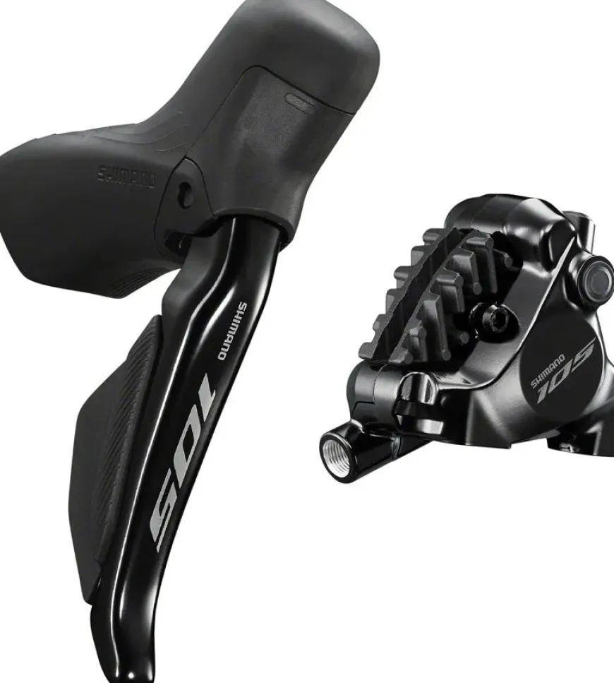 Shimano 105 ST-R7170-RE Di2 Shift/Brake Lever BR-R7170 Hydraulic Disc Brake Caliper - Rear 12-Speed Flat Mount