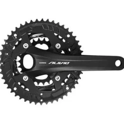 Shimano Alivio FC-T4060 Bicycle Crankset - 170mm, 9-Speed, 48/36/26t, 104/64 BCD, Hollowtech II Spindle Interface