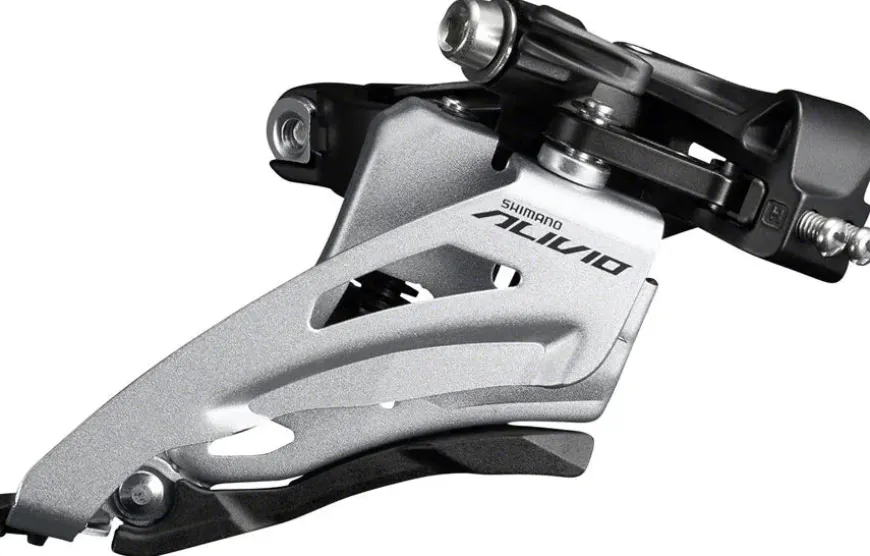 Shimano Alivio FD-M3120-M-B Front Derailleur - 2x9-Speed Side Swing Front Pull 34.9/31.8/28.6mm Clamp Band 36t Max