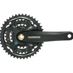 Shimano Altus FC-M311 Crankset - 175mm 7/8-Speed 42/32/22t Riveted Square Taper JIS Spindle Interface BLK