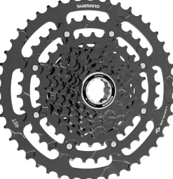 Shimano CUES CS-LG400-9 Cassette - 9-Speed 11-46t LINKGLIDE Black