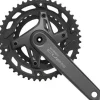 Shimano CUES FC-U6000-2 Crankset - 175mm 9/10-Speed 46/30t Asymmetric 110 BCD Hollowtech II BLK