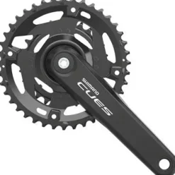 Shimano CUES FC-U4000-2 Crankset - 175mm 9/10/11-Speed 40/26t Riveted Square Taper JIS Spindle Interface BLK