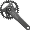 Shimano CUES FC-U6000-1 Crankset - 175mm 9/10/11-Speed 32t Asymmetric 96 BCD Hollowtech II BLK