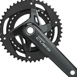 Shimano CUES FC-U8000-2 Crankset - 170mm 11-Speed 46/32t Asymmetric 96 BCD Hollowtech II BLK