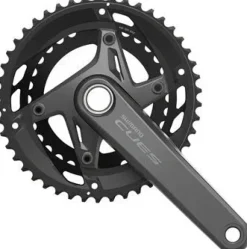 Shimano CUES FC-U6010-2 Crankset - 175mm 11-Speed 46/32t Asymmetric 110 BCD Hollowtech II BLK