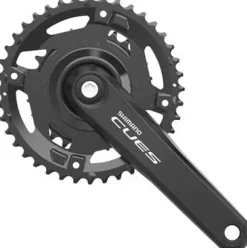 Shimano CUES FC-U4000-2 Crankset - 170mm 9/10/11-Speed 40/26t Riveted Square Taper JIS Spindle Interface BLK