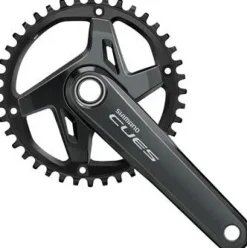Shimano CUES FC-U8000-1 Crankset - 175mm 9/10/11-Speed 40t Asymmetric 96 BCD Hollowtech II BLK