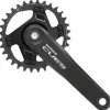Shimano CUES FC-U4000-1 Crankset - 170mm 9/10/11-Speed 32t Riveted Square Taper JIS Spindle Interface BLK