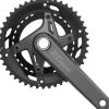 Shimano CUES FC-U6010-2 Crankset - 170mm 11-Speed 46/32t Asymmetric 110 BCD Hollowtech II BLK