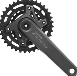 Shimano CUES FC-U6000-2 Crankset - 175mm 9/10/11-Speed 36/22t Asymmetric 96 BCD Hollowtech II BLK