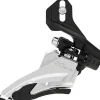 Shimano CUES FD-U4000-D Front Derailleur - 9/10-Speed Double Side Swing Direct Mount 36/40t Max BLK/Silver
