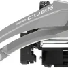 Shimano CUES FD-U4010-L Front Derailleur - 9-Speed Double Top-Swing Low Clamp Mount 46t Max BLK/Silver