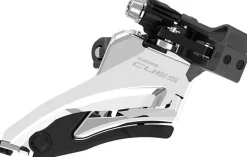 Shimano CUES FD-U6000-M Front Derailleur - 10/11-Speed Double Side Swing Mid Clamp Mount 36/40t Max BLK/Silver