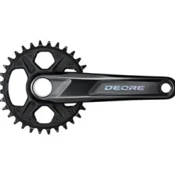 Shimano Deore FC-M6100-1 Crankset - 175mm 12-Speed 32t Black