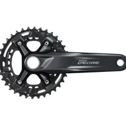 Shimano Deore FC-M4100-2 Crankset - 175mm 10-Speed 36/26t 96/64 BCD For 48.8mm Chainline BLK