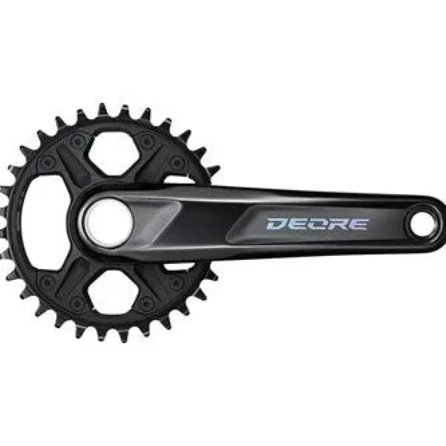 Shimano Deore FC-M6130-1 Crankset - 175mm 12-Speed 32t Black