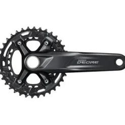 Shimano Deore FC-M4100-B2 Crankset - 175mm 10-Speed 36/26t 96/64 BCD For 51.8mm Chainline BLK