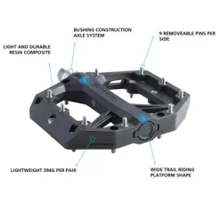 Shimano Deore PD-GR400 Platform Bike Pedals