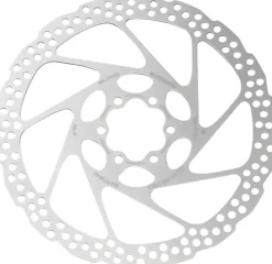 Shimano Deore SM-RT56-MP Disc Brake Rotor - 180mm 6-Bolt For Resin Pads Only Silver