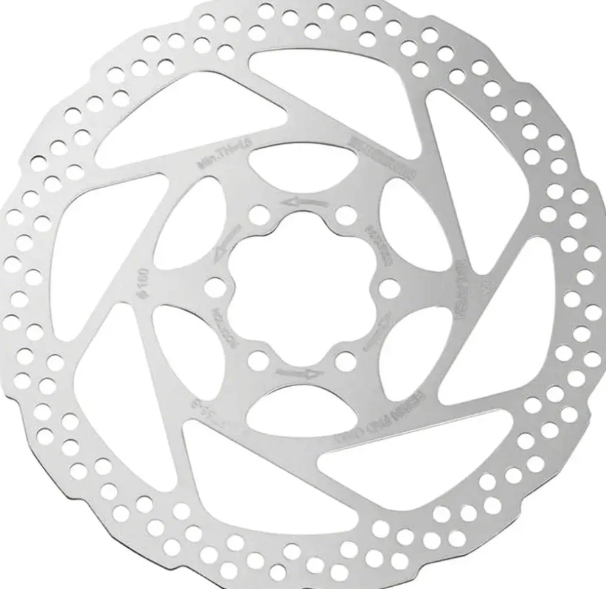 Shimano Deore SM-RT56-SP Disc Brake Rotor - 160mm 6-Bolt For Resin Pads Only Silver