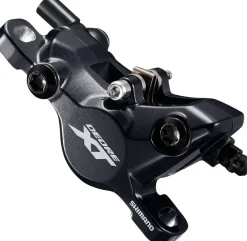 Shimano Deore XT BL-M8100/BR-M8100 Disc Brake Lever - Front Hydraulic Post Mount 2-Piston Finned Pads I-SPEC EV Clamp Band BLK