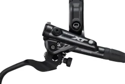 Shimano Deore XT BL-M8100/BR-M8100 Disc Brake Lever - Rear Hydraulic Post Mount 2-Piston Finned Pads I-SPEC EV Clamp Band BLK