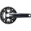 Shimano Deore XT FC-M8100-2 Crankset - 175mm 12-Speed 36/26t Direct Mount Hollowtech II Spindle Interface BLK