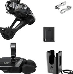 Shimano Deore XT M8250 Di2 Wireless Upgrade Kit - M8250-SGS Rear Derailleur M8250-R Shifter Battery Charger Quick Link