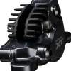 Shimano Deore XT M8200 Disc Brake Lever - Right/Rear Post Mount 2-Piston Caliper SM-BH90-SBM Hose Fin Metal Pads BLK