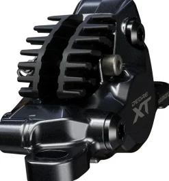 Shimano Deore XT M8200 Disc Brake Lever - Right/Rear Post Mount 2-Piston Caliper SM-BH90-SBM Hose Fin Metal Pads BLK