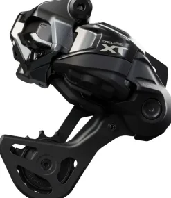 Shimano Deore XT RD-M8250-GS Di2 Wireless Rear Derailleur - 12-Speed Medium Cage Shadow ES BLK/Gray