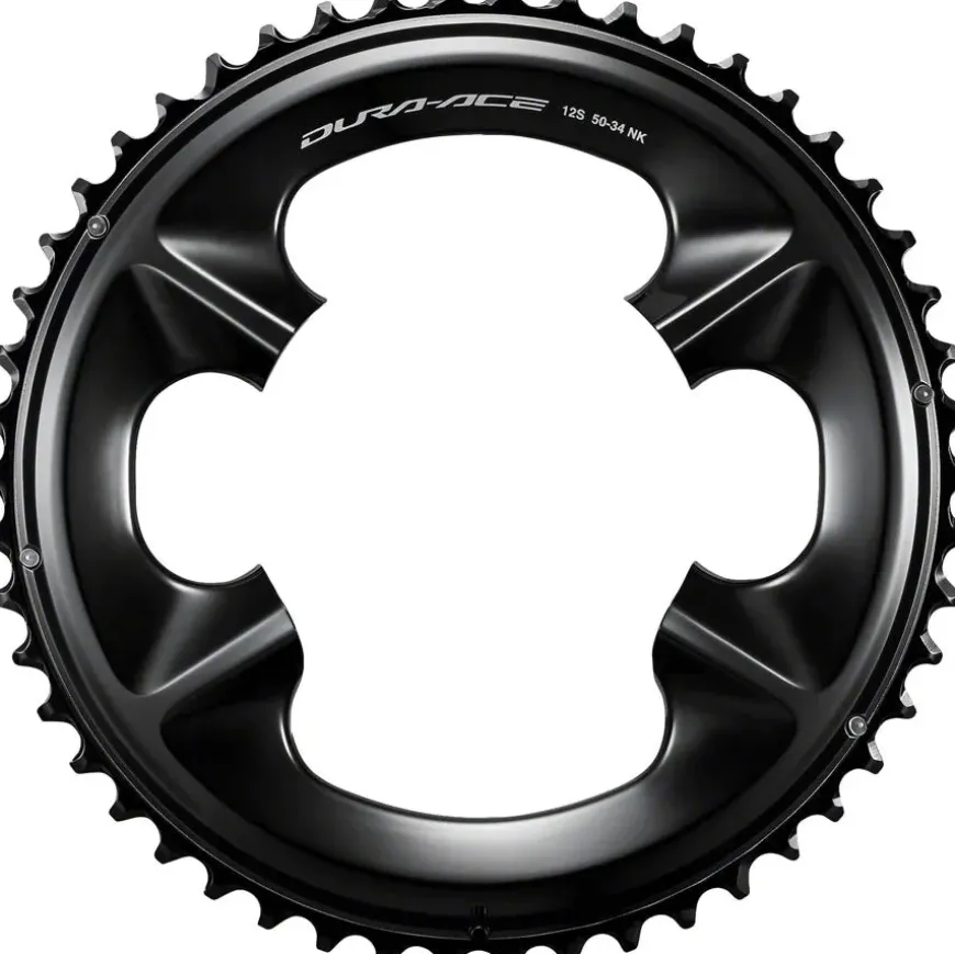 Shimano Dura-Ace FC-R9200 12-Speed Chainring - 50t Asymmetric 110 BCD BLK NK
