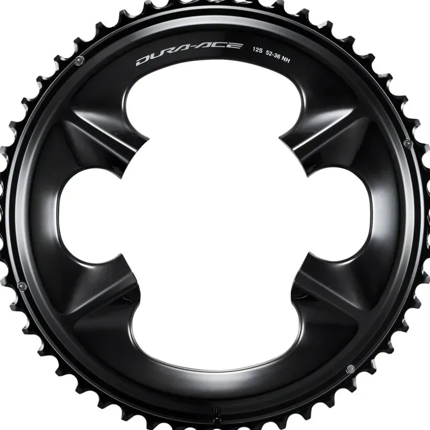 Shimano Dura-Ace FC-R9200 12-Speed Chainring - 52t Asymmetric 110 BCD BLK NH