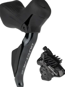 Shimano Dura-Ace ST-R9270F-R Di2 Shift/Brake Lever BR-R9270 Hydraulic Disc Brake Caliper - Right/Rear 12-Speed Flat Mount BLK