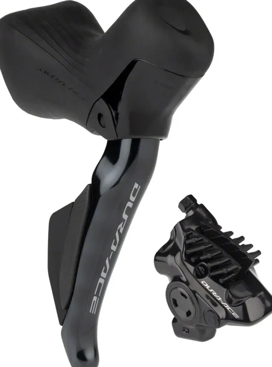Shimano Dura-Ace ST-R9270F-R Di2 Shift/Brake Lever BR-R9270 Hydraulic Disc Brake Caliper - Right/Rear 12-Speed Flat Mount BLK