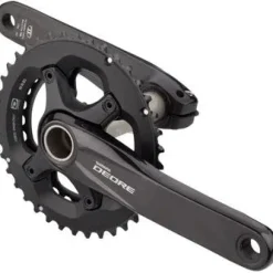 Shimano FC-M6000-2 Bicycle Crankset - 175mm, 10-Speed, 38/28t, 96/64 BCD, Hollowtech II Spindle Interface