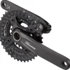 Shimano FC-M6000-3 Crankset - 175mm 10-Speed 40/30/22t 96/64 BCD Hollowtech II Spindle Interface BLK