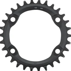 Shimano FC-MT610 Chainring - 30t 12-Speed Asymmetric 96 BCD Black