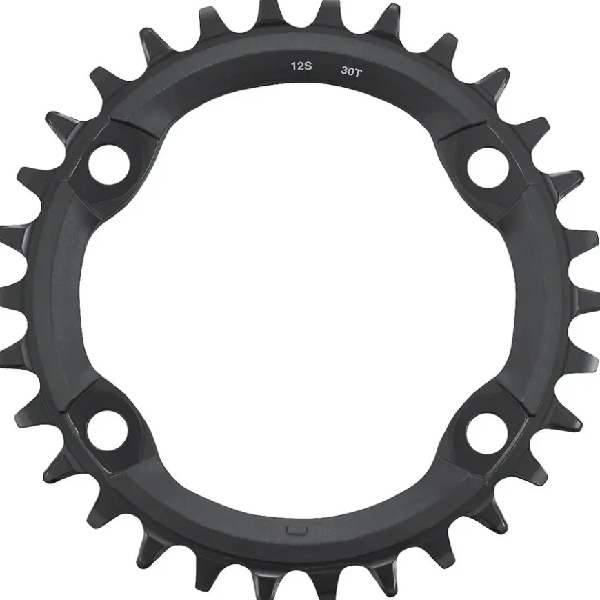 Shimano FC-MT610 Chainring - 30t 12-Speed Asymmetric 96 BCD Black