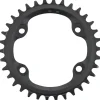 Shimano FC-MT610 Chainring - 34t 12-Speed Asymmetric 96 BCD Black