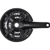 Shimano FC-MT210-3 Crankset - 170mm 9-Speed 40/30/22t Riveted 50mm Chainline BLK