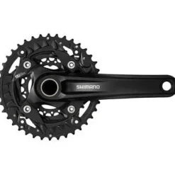 Shimano FC-MT500-3 Crankset - 175mm 10-Speed 40/30/22t 96/64 BCD Black