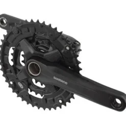 Shimano FC-MT210-3 Crankset - 170mm 9-Speed 44/32/22t Riveted 50mm Chainline BLK