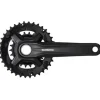 Shimano FC-MT210-B2 Crankset - 175mm 9-Speed 36/22t Riveted 51.8mm Chainline BLK