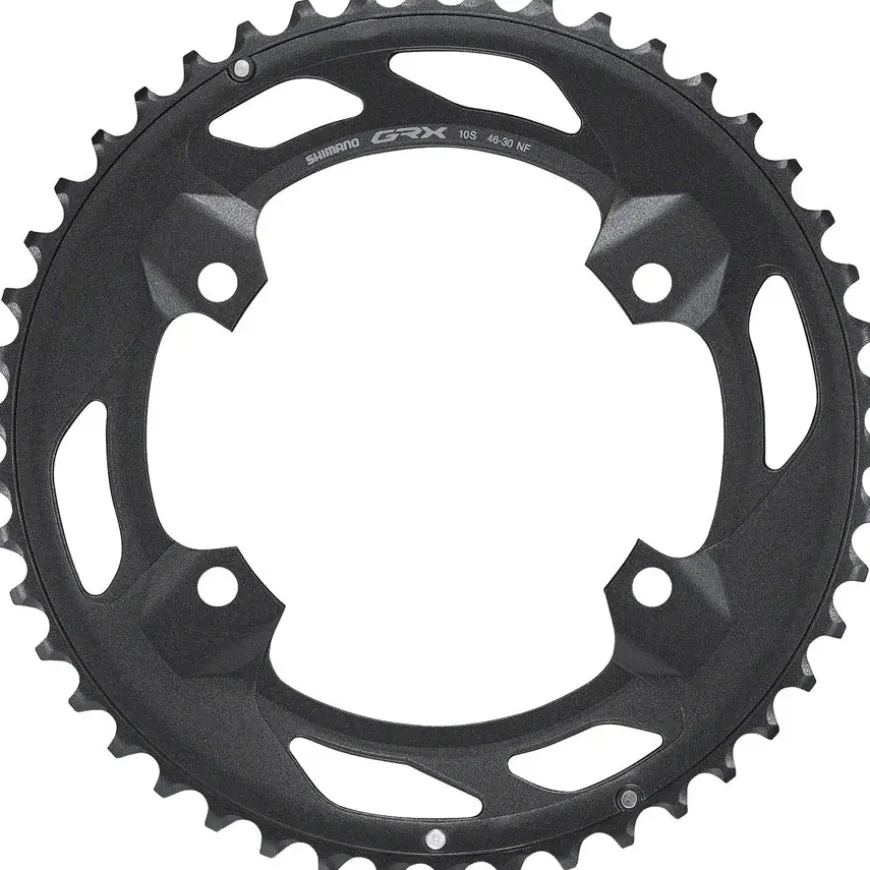 Shimano FC-RX600-10 Chainring - 46t 110 BCD For 2x10 Black
