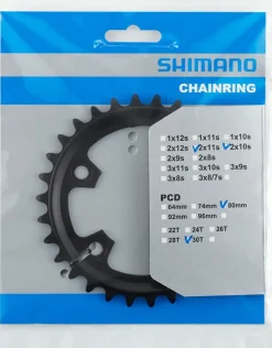 Shimano FC-RX600-10/11 Chainring - 30t 80mm BCD For 2x10 and 2x11 Black