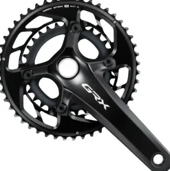 Shimano GRX FC-RX820-2 Crankset - 170mm 12-Speed 48/31t 110/80 BCD Hollowtech II BLK