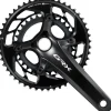 Shimano GRX FC-RX820-2 Crankset - 175mm 12-Speed 48/31t 110/80 BCD Hollowtech II BLK