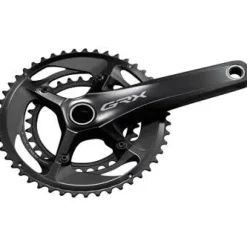 Shimano GRX FC-RX810-2 Crankset - 175mm 11-Speed 48/31t 110/80 BCD Hollowtech II Spindle Interface BLK